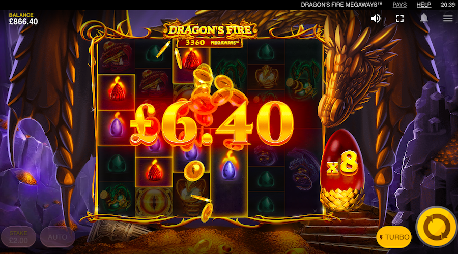 Dragons fire megaways free play game